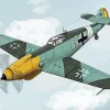Messerschmitt Bf 109 Plane Paint By Numbers