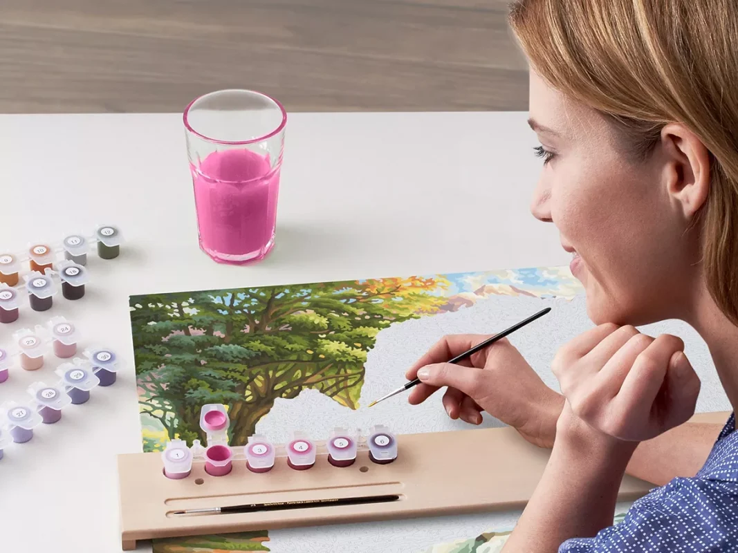 Paint by numbers art