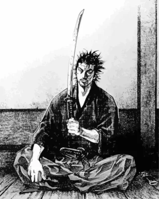Monochrome Vagabond Paint By Numbers 