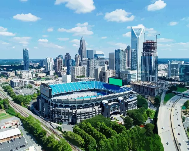 Charlotte NC art paint by number Charlotte NC Paint By Numbers