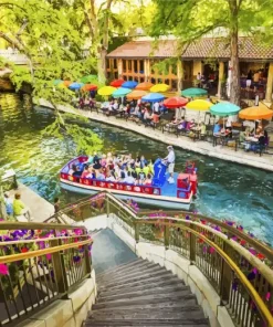 Riverwalk San Antonio Tx Paint By Numbers
