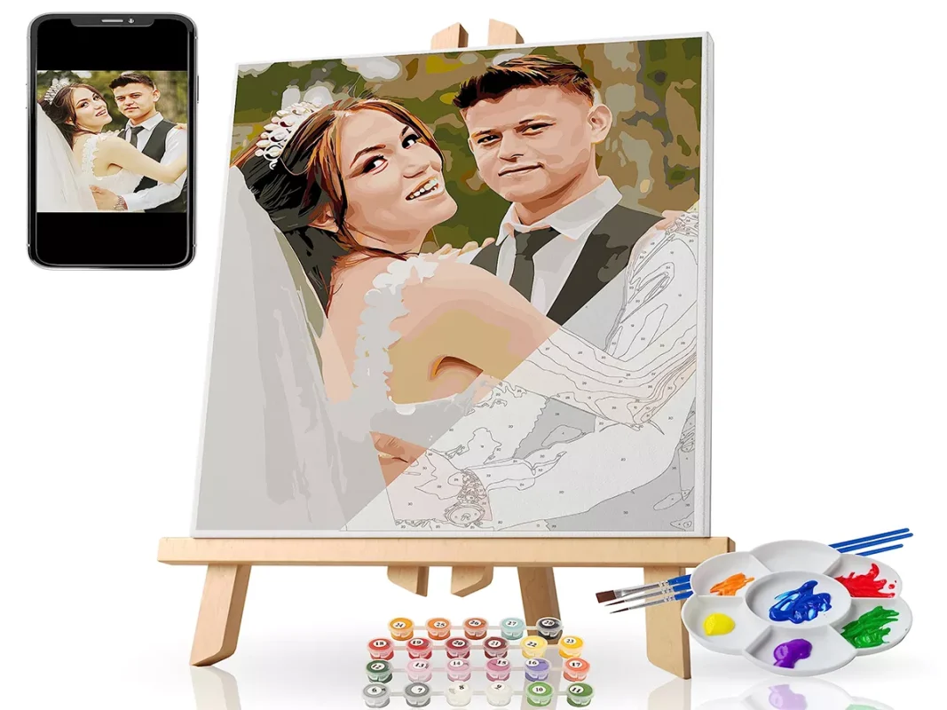 Create Your Own Custom Paint by Numbers Self Portrait