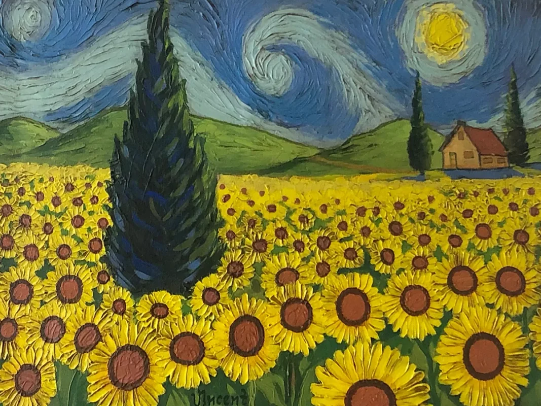 Van Gogh Sunflowers Artwork