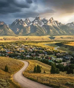 Aesthetic Jackson Hole Paint By Numbers