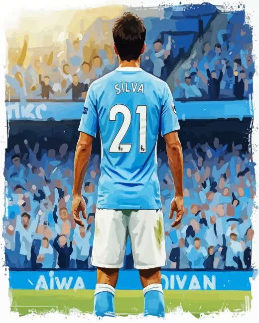 David Silva paint by number David Silva Art Paint By Numbers
