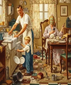 Mommy's Royal Treatment Paint By Numbers