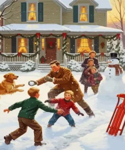 The Hush Of Winter Play Paint By Numbers