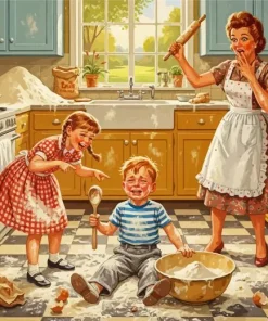 The Saturday Morning Mess Paint By Numbers