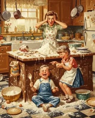 The Tears Of A Baker Paint By Numbers 