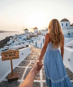 Follow Me To Greece Paint By Numbers