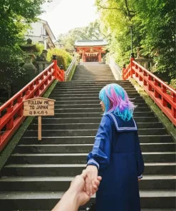 Follow Me To Japan Paint By Numbers