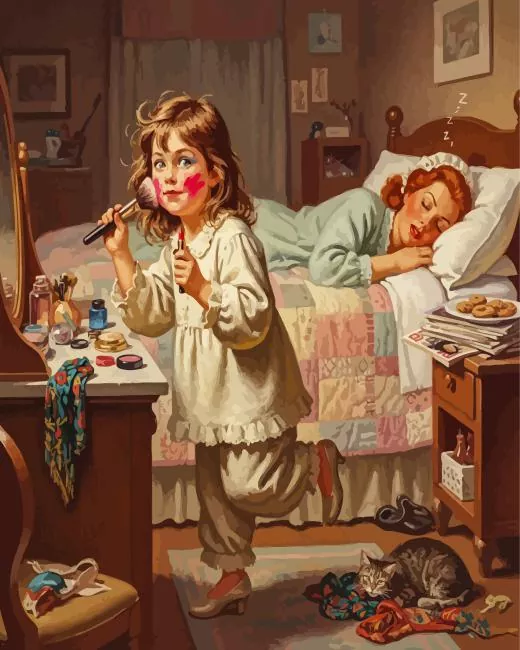 midnight makeover paint by numbers Midnight Makeover Paint By Numbers