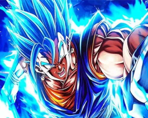 Blue Vegito Paint By Numbers