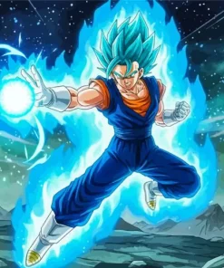 SSJ Blue Vegito Paint By Numbers