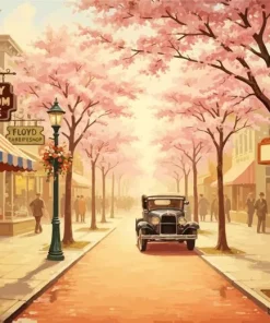 Cherry Blossom Tree Paint By Numbers