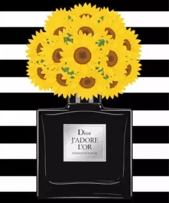 Dior Sunflowers Paint By Numbers