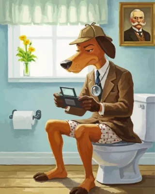 Sherlock Holmes Dog Paint By Numbers