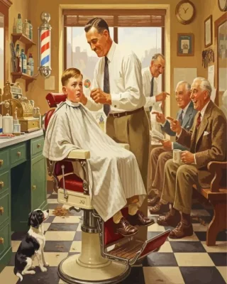 The New Haircut Paint By Numbers 