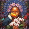 Toucan African Girl Paint By Numbers