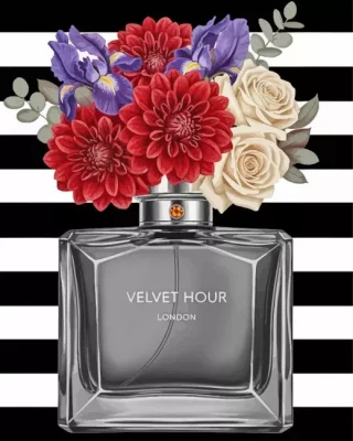 Velvet Hour And Flowers Paint By Numbers