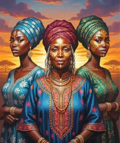 African Women Art Paint By Numbers