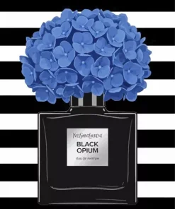 Black Opium Flowers Paint By Numbers