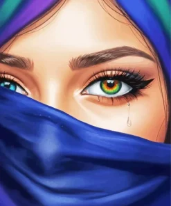 Crying Lady Paint By Numbers