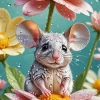 Crying Mouse Paint By Number