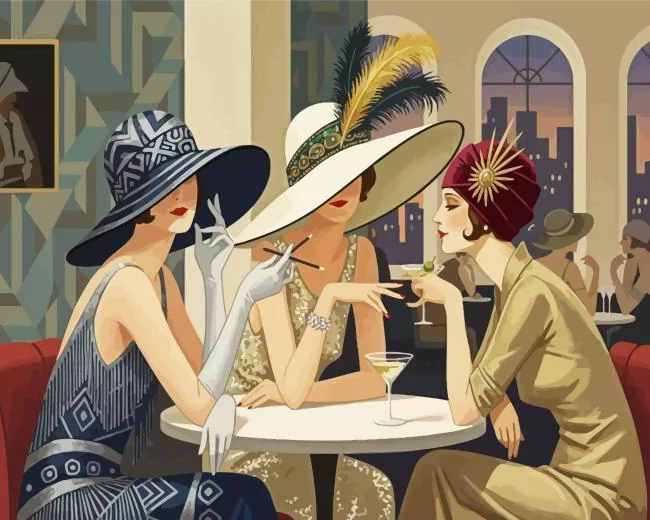 decco ladies paint by number Deco Ladies Paint By Numbers