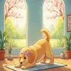 Dog Doing Yoga Paint By Numbers