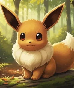 Eevee Pokemon Paint By Numbers