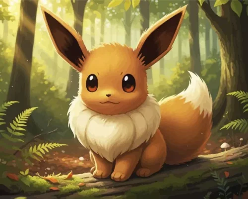 Eevee Pokemon Paint By Numbers