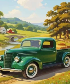 Green Car Paint By Numbers