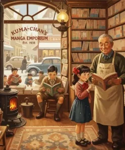 Manga Store Paint By Numbers