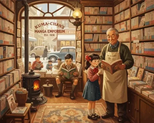 Manga Store Paint By Numbers 