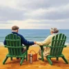 Old Couple On A Date Art Paint By Numbers