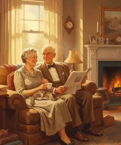Old Couple Paint By Numbers