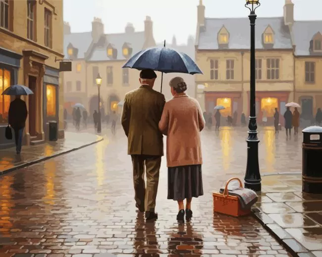 old couple paint by numbers Old Couple Paint By Numbers