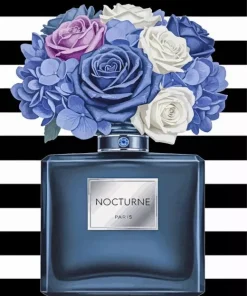 Perfume And Flowers Paint By Numbers