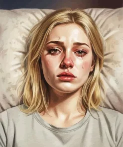 Sad Woman Crying Paint By Numbers