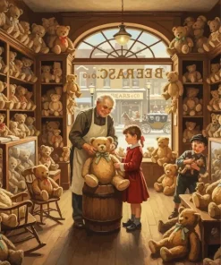 Teddy Bears Store Paint By Numbers