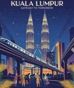 The Federal Territory Of Kuala Lampur Paint By Numbers