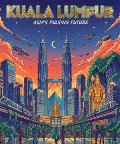 The Federal Territory Of Kuala Lampur Paint By Numbers