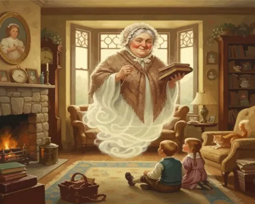 The Ghost Grandma Paint By Numbers 