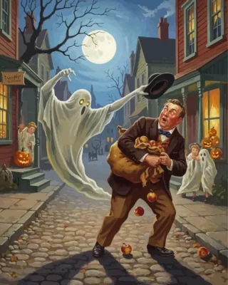 The Ghost Paint By Numbers 