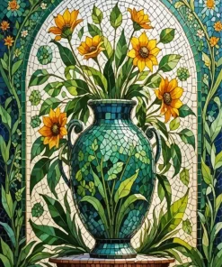 The Green Vase Paint By Numbers