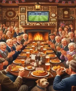 Watching The Match Paint By Numbers