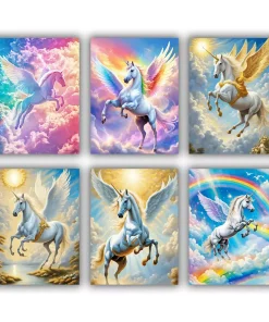 Angel Unicorn Mini Paint By Numbers