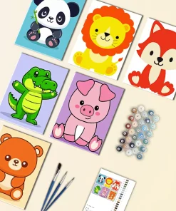 Animal Friends Mini Paint By Numbers