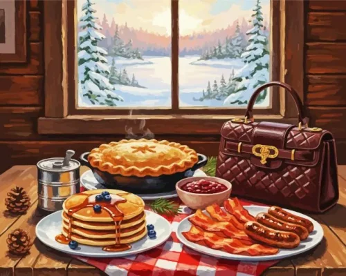 Breakfast In Canada Paint By Numbers 